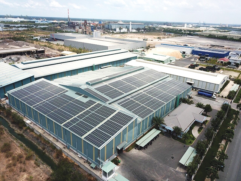 Thiết kế, thi công PCCC điện mặt trời mái nhà KCN Đông Nam Củ Chi