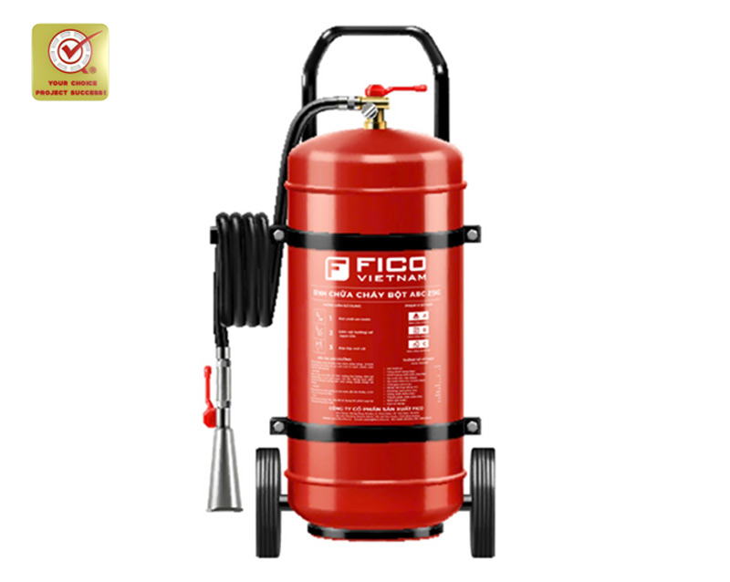 binh bot chua chay xe day bot abc 25kg fico 1